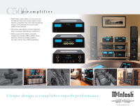 McIntosh C500 - Brochure 